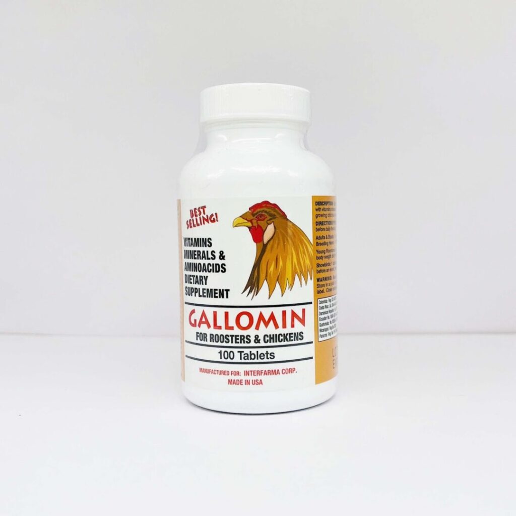 Thuốc Gallomin giúp cung cấp những loại vitamin thiết yếu cho sự phát triển của chiến kê